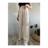 Women's Oil Green High Waist Linen Palazzo Pants