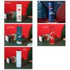 Display Double Layer Chinese Style with Lid Coffee Tumbler Thermos Cup Vacuum Flask Water Bottle