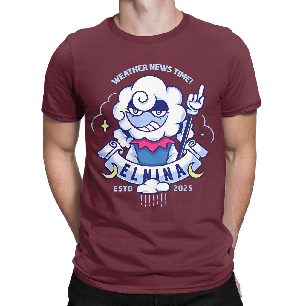 Elnina Deltarune Cotton TShirt For Men Summer Vintage TShirts O Neck Harajuku Tee Shirt Plus Size Hot Sale Clothes