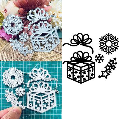 Narozeninová dárková krabička Oslavné prvky Kovové vykrajovátka Šablona pro DIY Scrapbooking Fotoalbum Ražba Papírové karty Řemesla Vykrajovátka