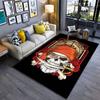 Pirate Skull Adventure Theme Carpet Yoga Living Room Room Decor Children's Crawling Mat Doormat Area Rug Games Mat