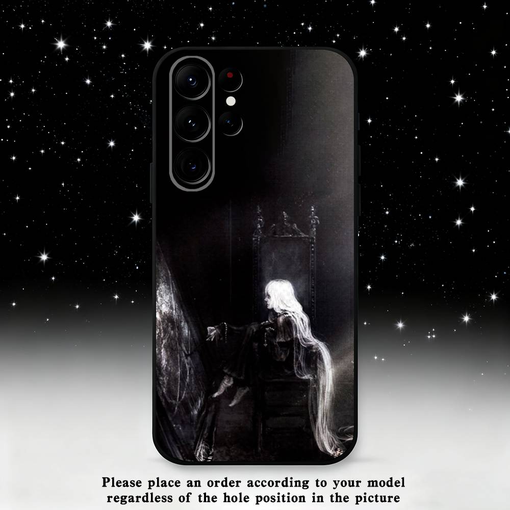 

Sword White Hair Witch Phone Case For Samsung S25,S24,S21,S22,S23,S30,Ultra,S20,Plus,Fe,Lite,Note,10,9,5G Black Cover Samsung S21plus