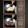 Mini Frying Pan 316 Stainless Steel Omelet Pan Frypan Pot Fried Eggs Sauce Pan Mini Skillet For Butter Kitchen Cookware