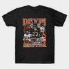 Herren Schwarzes Print-T-Shirt Devin Hester Vintage Bootleg No-Cut Transferpapier Druck Baumwoll-T-Shirt