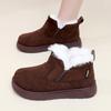 Women's Winter Snow Boots Faux Fur Lined Slip-Resistant Comfortable Casual Shoes with Arch Support Lightweight Warm Outdoor Walking Shoes for Women