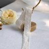 2 meter Blå Rosa Blomster Kant Broderi Blonder Bånd Kjole Klær Sy Tilbehør