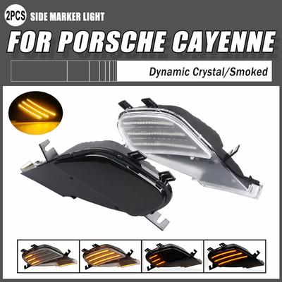 Led Dynamic Turn Signal Light Side Fender Marker Sequential Blinker Lamp For Porsche Cayenne 955 2003 2004 2005 2006