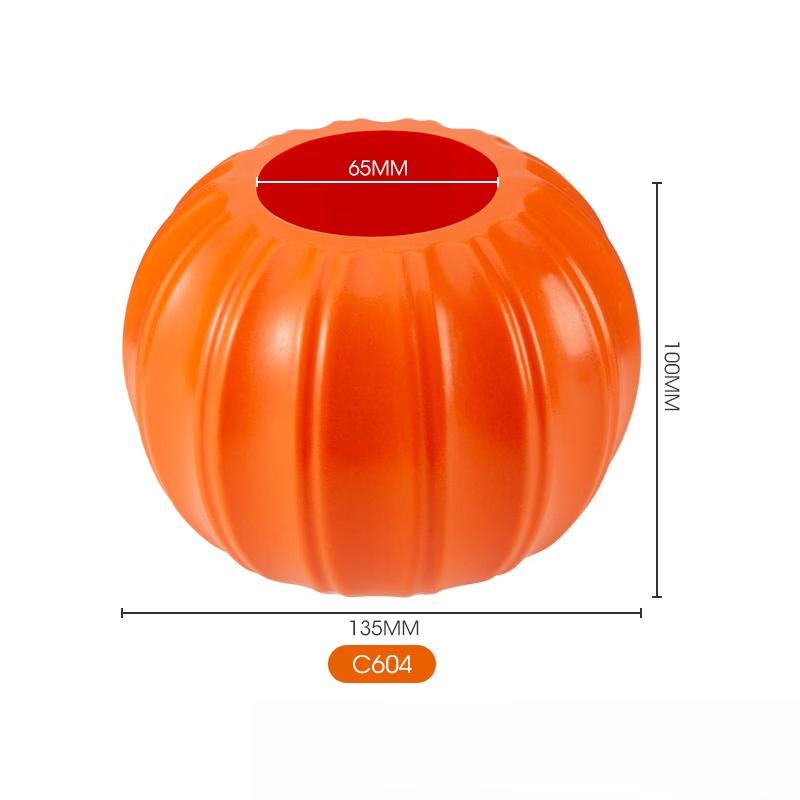 Pumpkin-Shaped Self-Watering Plastic Vase