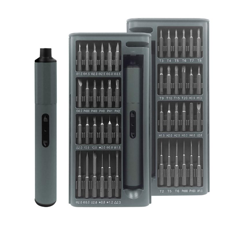 Rechargeable 50 In 1 Wireless Electric Screwdriver Kit With Quiet Motor And 4 LED Light Suitable For Precise Repair Work