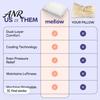 Comfortable Head Cushion Puff Cooling Pillow, Soft Breathable Quilted Sleeping Machine Ventilated Sleep Pillow Washable, Fluffy Cloud-like for