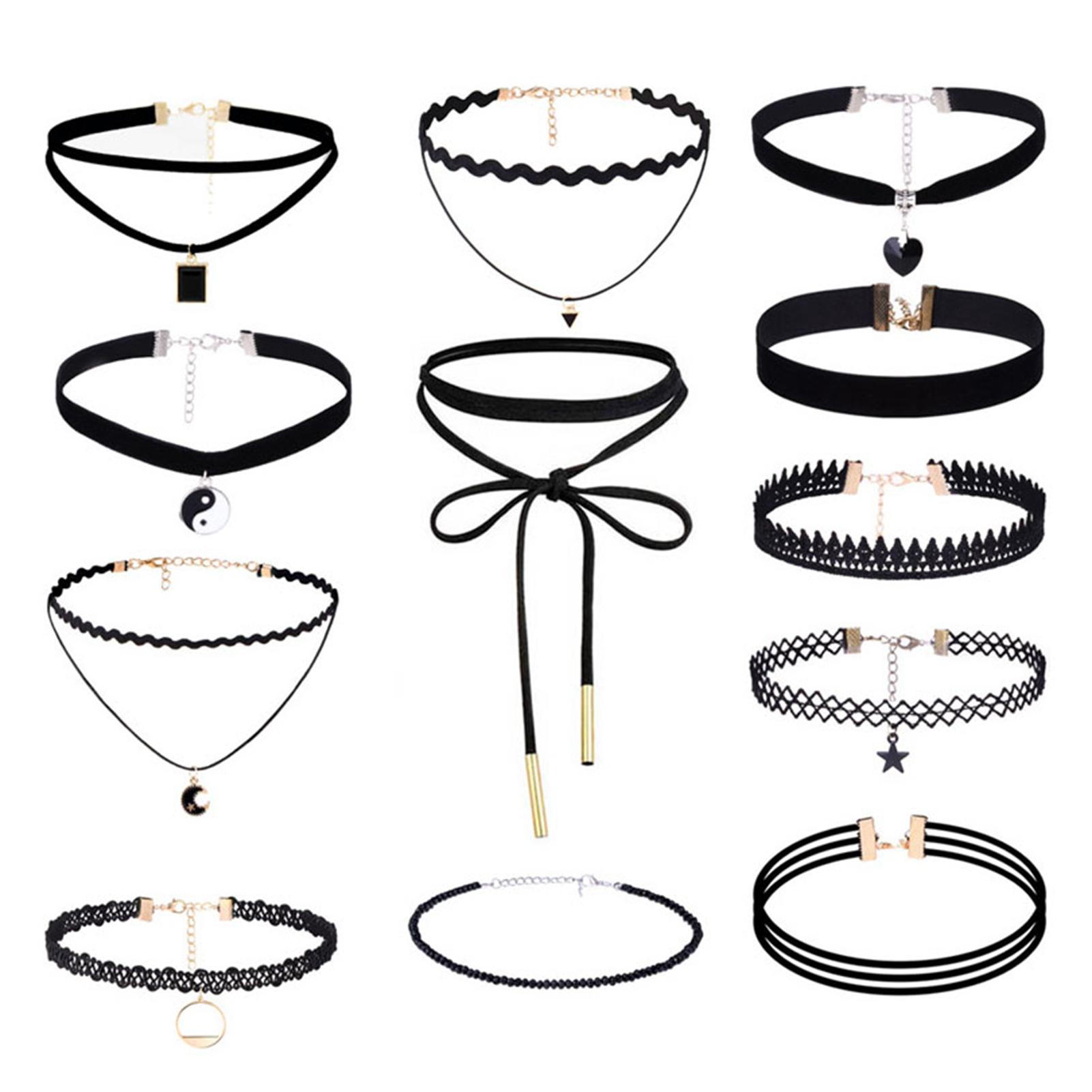 

12 шт. Воротник Ожерелье Кружево Простой Элегантный Персиковое Сердце Ключица Цепочка Кулон для Женской Вечеринки