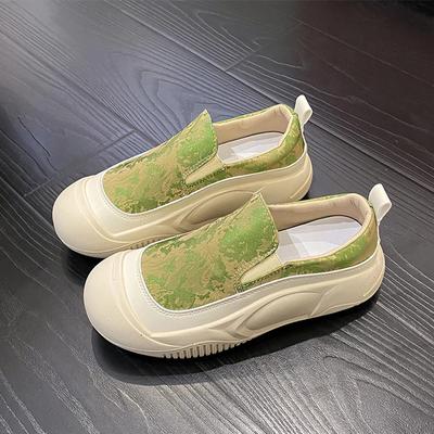 Baskets Mode Imprimé Ballerines Plateforme Chaussures de Sport pour Femmes Mocassins Décontractés Chaussures de Marche et de Course Mode Été 2024 Nouveauté Confortable Zapatos Féminin