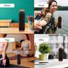 Copper Leak-Proof Powder Coating Bottles | 950 Ml | Pure Copper | Coca Cola Color | Daily Wellness Bottle