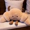 30-75cm Cartoon Fun Croissant Stuffed Doll Pillow High Quality Head Horned Bread Stuffed Toy Home Decoration Gift For Children