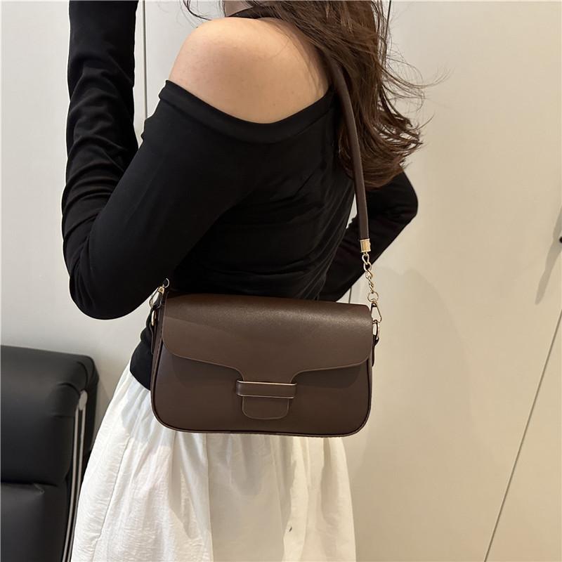 Source explosion wholesale 2025 new pu women's bag small square bag light luxury shoulder bag fashion small bag messenger bag