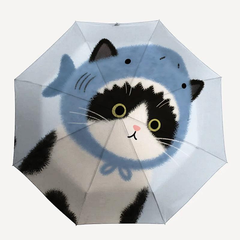 

1PC Shark Cat Automatic Opening And Closing, Sturdy Iron Frame, Portable Folding Design, Suitable For Men And Women In All Seasons57