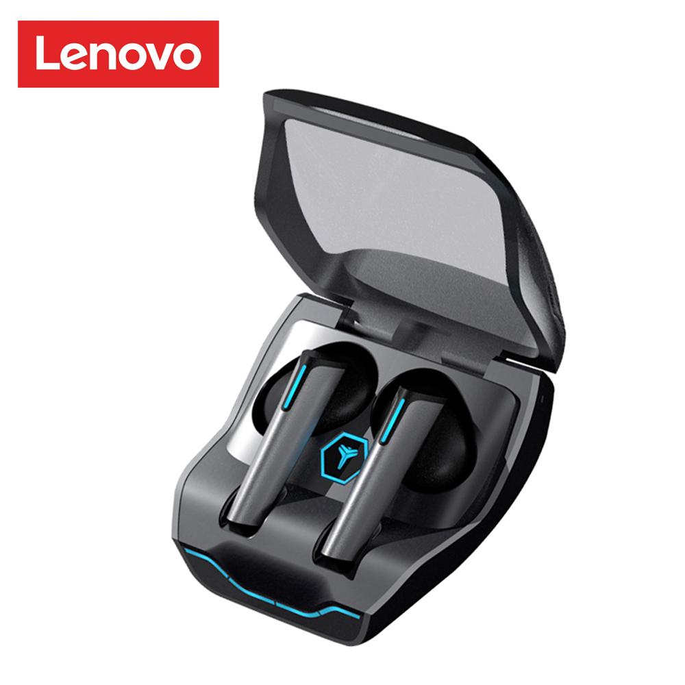 

Lenovo XG02 True Wireless Gaming Наушники Игровые наушники с низкой задержкой BT5.0 Наушники Спортивная гарнитура Сенсорное управление с микрофоном Зарядный чехол 300 мАч