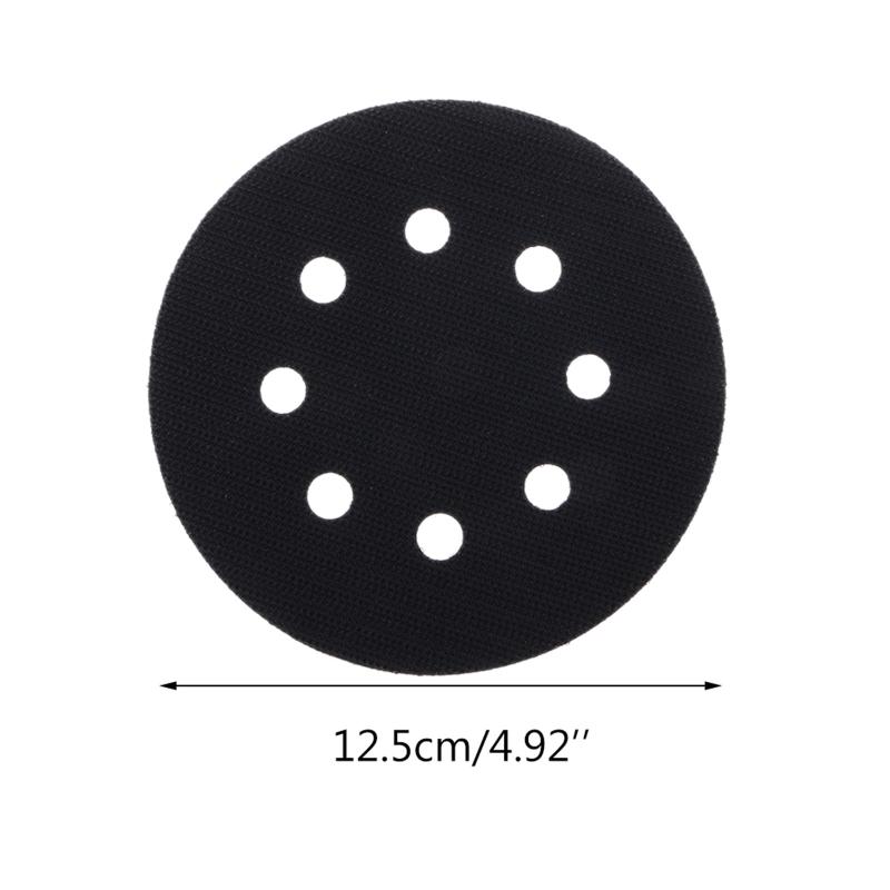 6 Pieces 5 Inch 8 Hole Sanding Discs Wet Dry Sanding Discs Flap Disc for Die Grinder Surface Prep Strip Grind Polishing