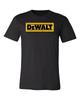 Dewalt Tools Black TEXT DISTRESSED T-Shirt Shirt 6 Sizes S-6XL! Fast Ship! Unisex T-Shirt