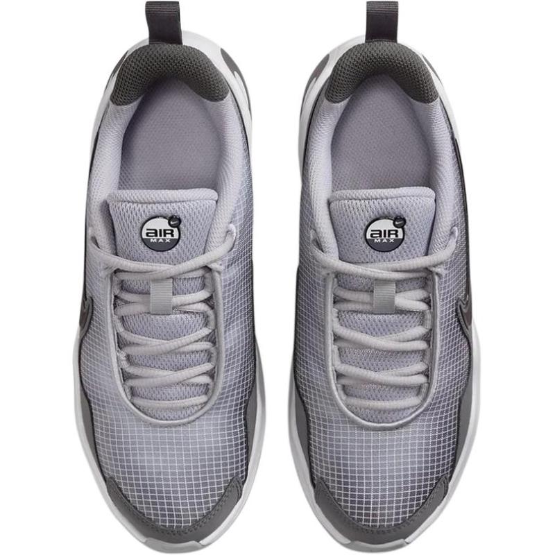 Nike Air Max Nova Abrasion Resistant Low Top Kids Lifestyle Shoes Black Iron Gray Teenagers Sneakers FN4446-004