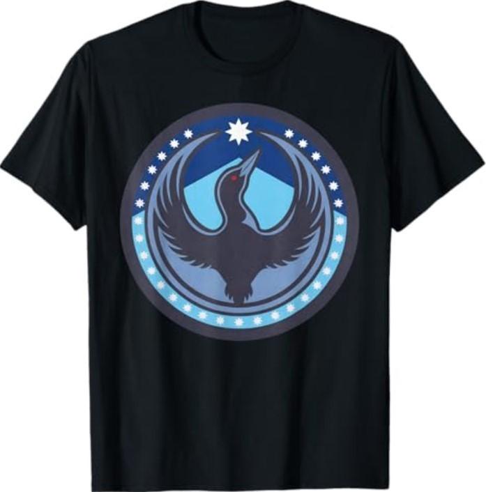 Minnesota Rebel Loon New MN State Flag T-Shirt S разноцветный