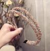 Fashion Rhinestone Hairband Women Full Diamond Super Flash double Crystal Side Hair Band Headband Hair Accessories