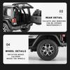 1:22 Jeep Wrangler Rubicon Off-Road High Simulation Diecast Car Metal Alloy Model Car Toys for Children Gift Collection