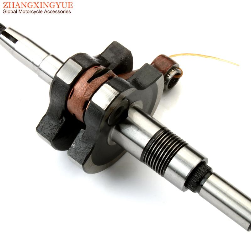 Scooter Crankshaft For Suzuki 50 Estilete Katana Zillion 50cc LC 2T Engine Parts