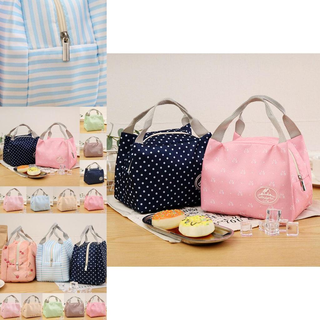 Modische und wasserdichte isolierte Lunchtaschen für Kinder und Erwachsene mit leicht zu tragendem Griff