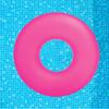 Swimming Ring Inflatable Leakproof Fluorescent Light Neon Light Portable Pool Swim Ring Summer Vacation Water Activities Pool Float