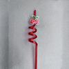 8/16-Pack Fruit-Shaped Straws: Reusable, Food-Grade Plastic Spiral Drinking Straws, Perfect For Birthday Party Decorations