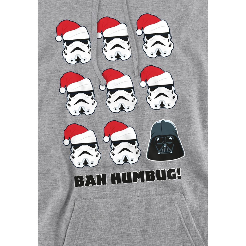 Star Wars Mens Bah Humbug Stormtrooper Darth Vader Hoodie