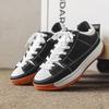 Autumn Men's Shoes Trend Versatile Black and White Color Blocked Thick Soled Board Shoes Casual Sports Soft Soled Trendy Shoes