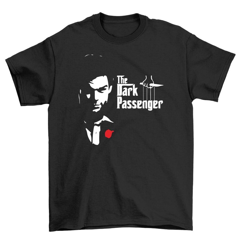 Tričko Dark Passenger - Vtipné a v obleku! Záhadný design pro skutečné detektivy a