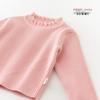 2025 Herbst Kinder Einfarbig Rollkragen Spitze Pullover - Baby & Kleinkind Basisschicht Warmes Oberteil