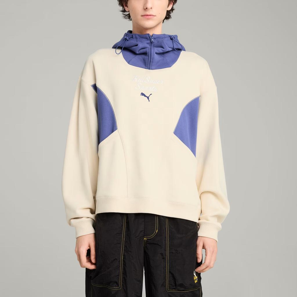 Puma X KidSuper Progressive Hoodie White Men Tops 630932-87