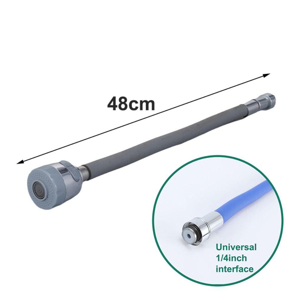 Silicone Hose Kitchen Tap Extension Pipe 360 Degree Rotation Mixer Tap Sink Faucet Bathroom