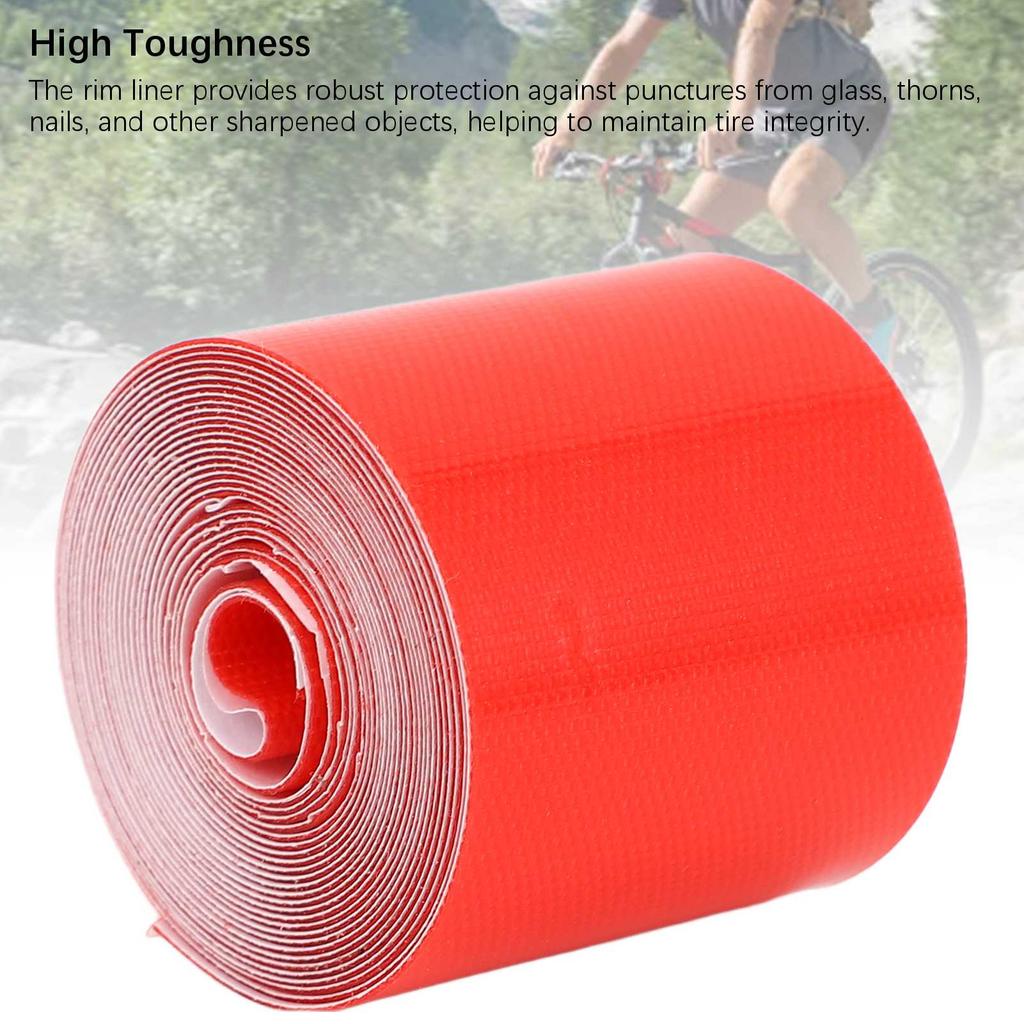 2pcs Cycle Rim Liner 77.95in Length Puncture Proof High Pressure Tire Rim Tape for Mountain Road Cyc