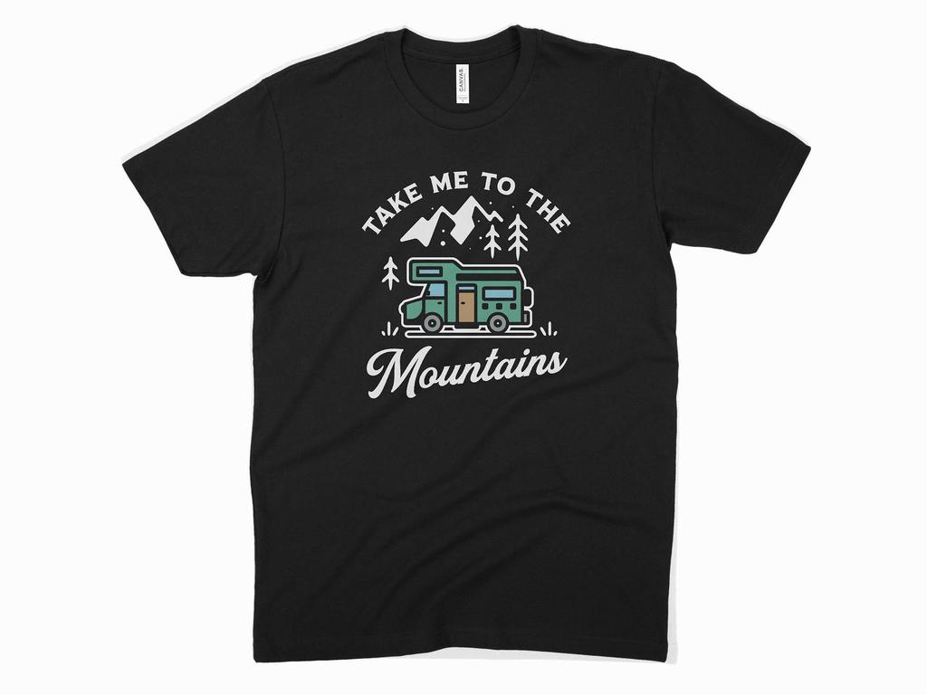 Take Me to the Mountains - Van Life T-Shirt - Adventure Road Trip Tee