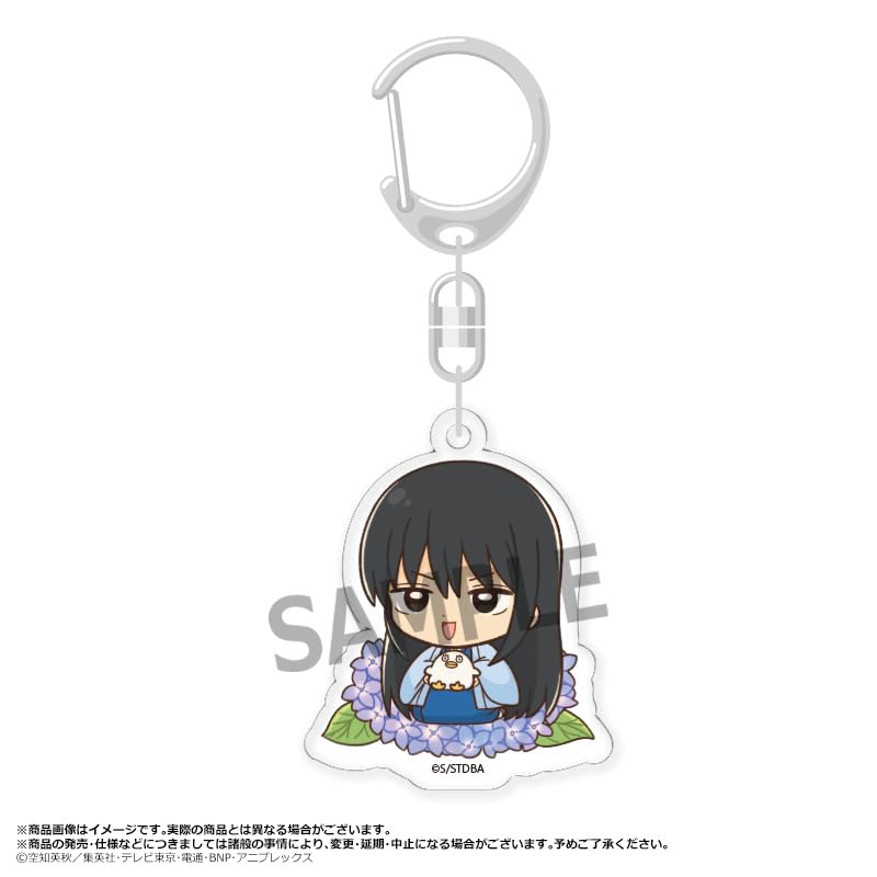 TV Anime "Gintama" Trading Acrylic Keychain Birth Flowers 7-Piece Box