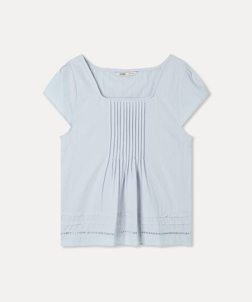 MIXXO Linen Pintuck Blouse_Miwbwg721G