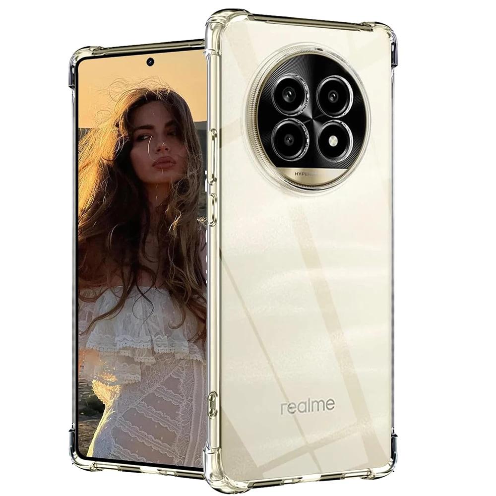 

Противоударный силиконовый мягкий чехол для Oppo Realme 14 Pro Plus 5g Тонкая прозрачная задняя крышка-накладка For Realme14Pro Plus