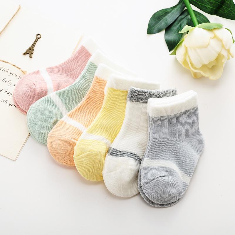 6 Pairs /lot 0 To 24M Summer Short Socks For Baby Cute Animal Newborn Infants Socks Extreme Soft Socks On Girls Boys Spring