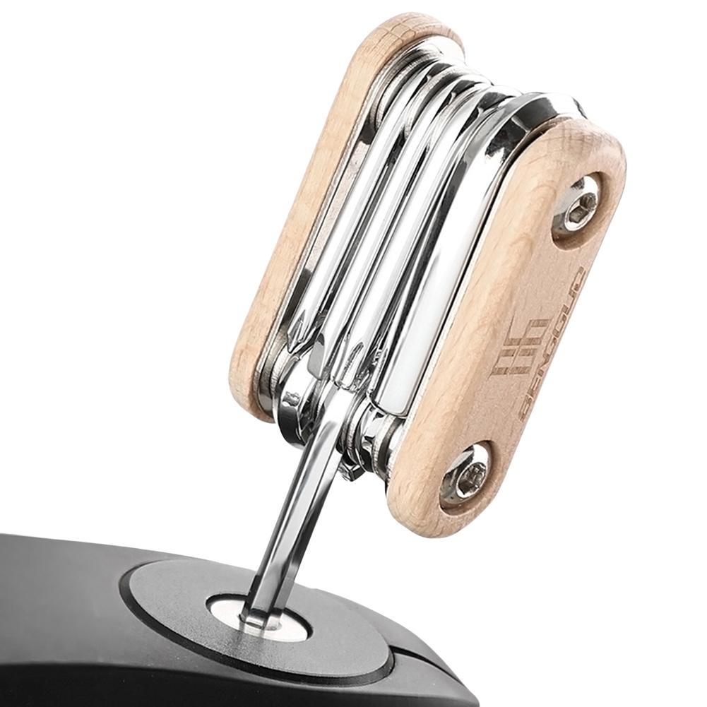 8-in-1 Bicycle Repair Tool Multifunction Screwdriver Wrench Repair Tool Mountain Bike Wrench Multi Tools for Mountain Road Bike Australia