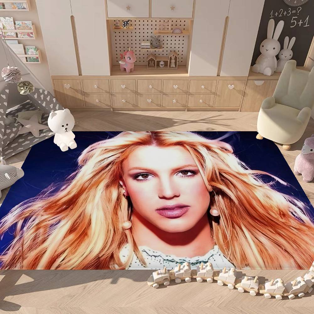 Retro Singer Britney Spears Door Mat Nordic Style Bedroom Living Room Doormat Home Balcony Anti-Slip Alfombra