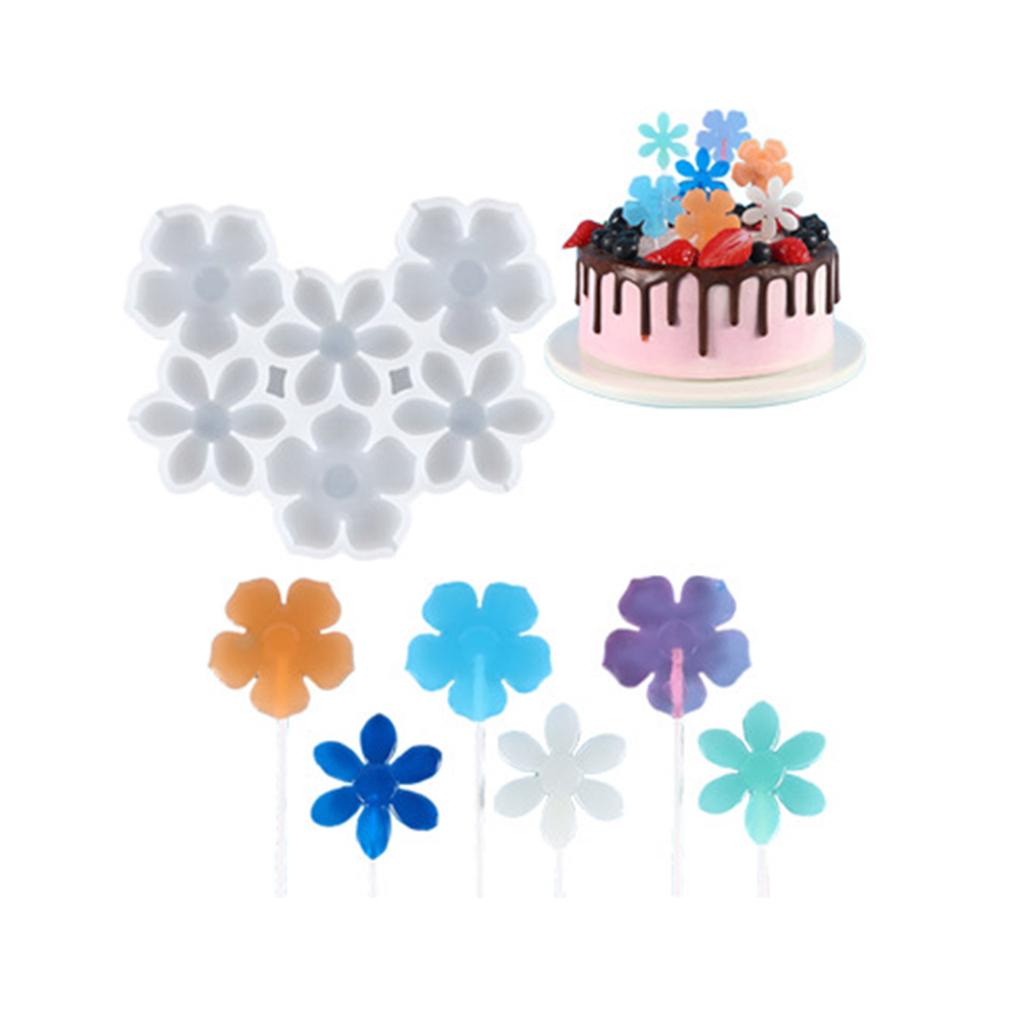 Various Shapes Silicone Lollipop Mold Jelly Chocolate Cake Decoration Mold Kitchen Baking Accessories Epoxy Gum