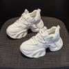 Daddy shoes 2025 spring new platform sole with an inner height of 8cn star same casual and versatile fashion style lace-up women