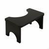 Tabouret de Toilette en Bambou Design Antidérapant Cuvette de Lavabo Résistant à l'Eau Repose-pieds Résistant