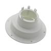 2pcs Vent Cap White Plastic Roof Cover for Trailer Camper 1" to 2 3/8