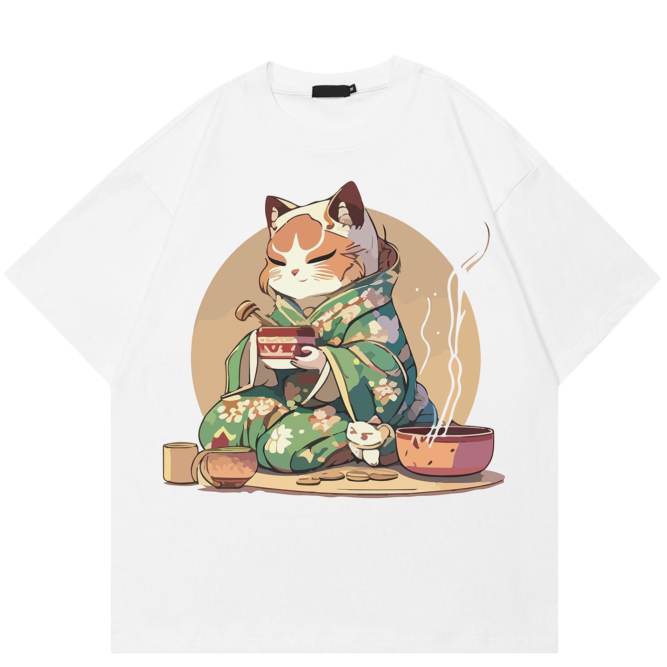 

Футболка унисекс Harajuku Tea Artist Cat